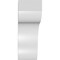 Ekena Millwork 5-in. W x 10-in. D x 14-in. H Stanfield Architectural Grade PVC Knee Brace BRCP05X10X14STA - alternate 3